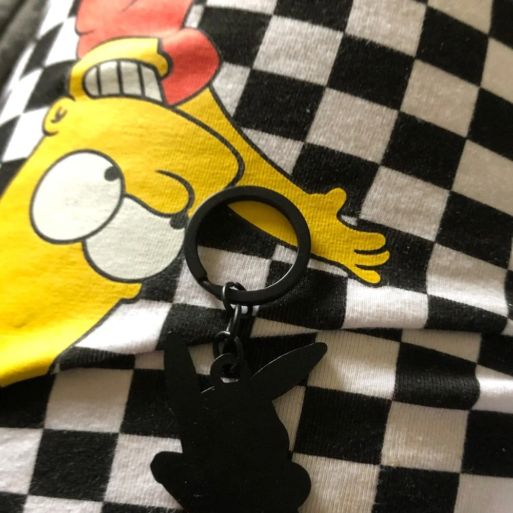 Pikachu Keychain - Yellow/Black Cute Pokemon Accessory